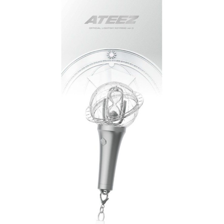 ATEEZ OFFICIAL LIGHT STICK KEYRING ver.3 | Shopee Brasil