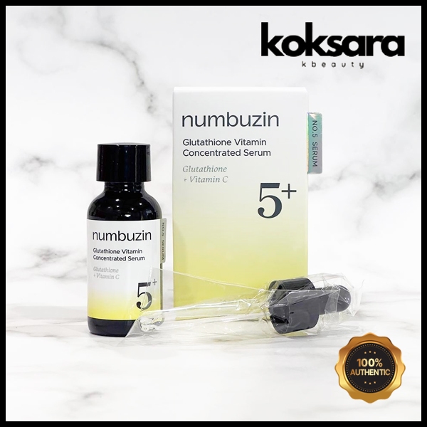 Numbuzin No.5 Glutathione Vitamin Concentrated Serum 30ml | Shopee Brasil