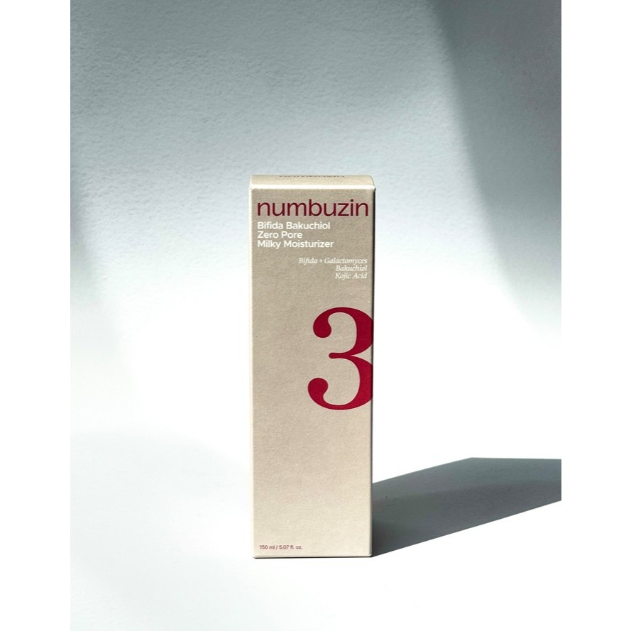 NUMBUZIN No.3 Bifida Bakuchiol Zero Pore Milky Moisturizer, 150ml
