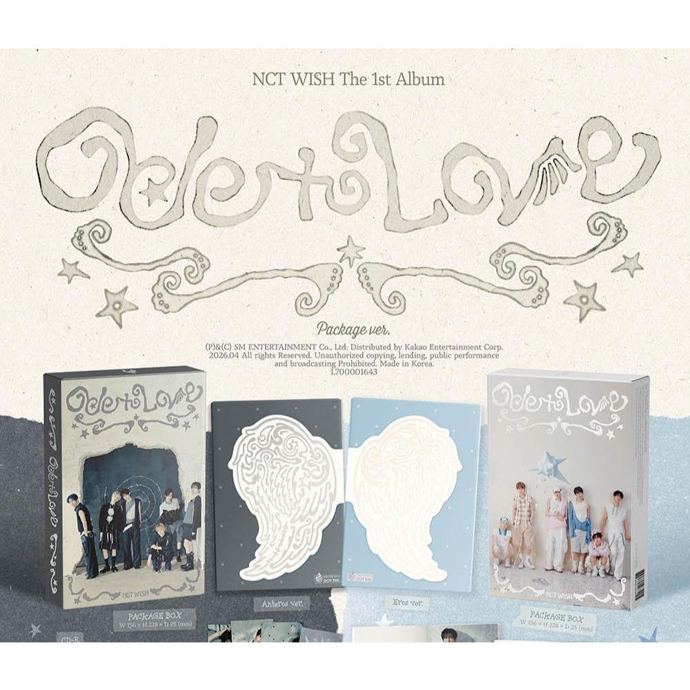 NCT WISH 1st Album - Ode to Love (Package Ver.) | Shopee Brasil