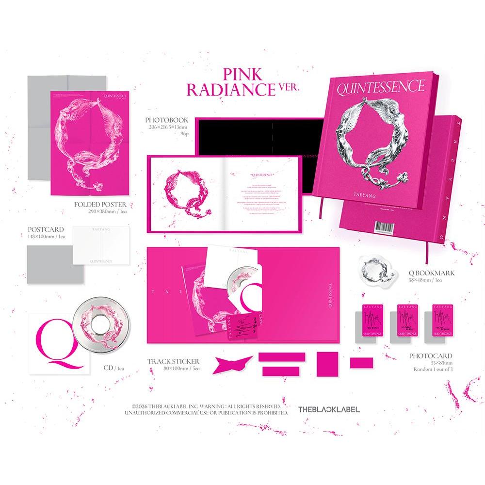 BIGBANG) TAEYANG Album ALBUM ALBUM - QUINTESSENCE | Shopee Brasil
