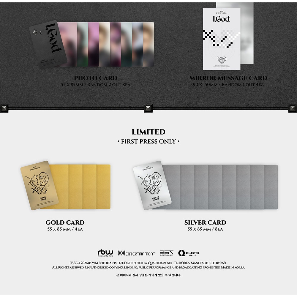 LUCKY DRAW] XLOV [I,God] The 2nd Mini Album (27th May.2026