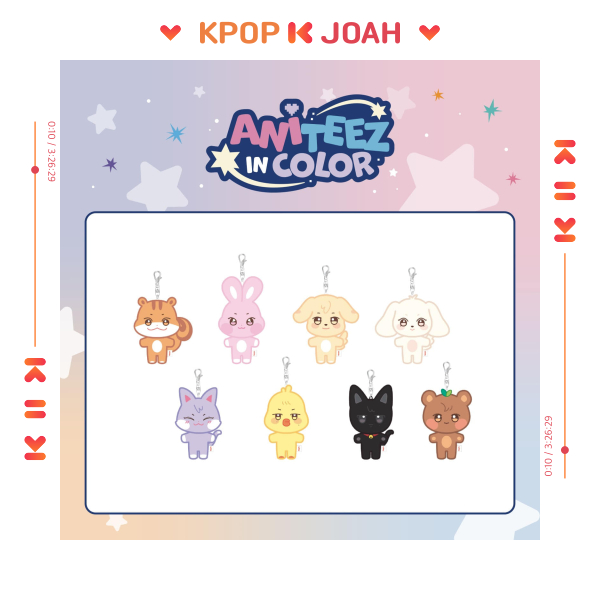 ANITEEZ PLUSH KEYRING) ATEEZ [ANITEEZ IN COLOR] POP-UP STORE MD