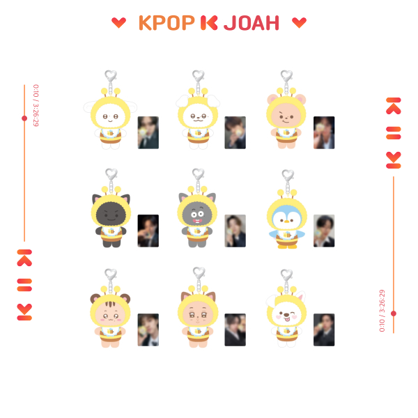 HONEY BEE DOLL KEYRING) THE BOYZ Concert [INTER-ZECTION] OFFICIAL