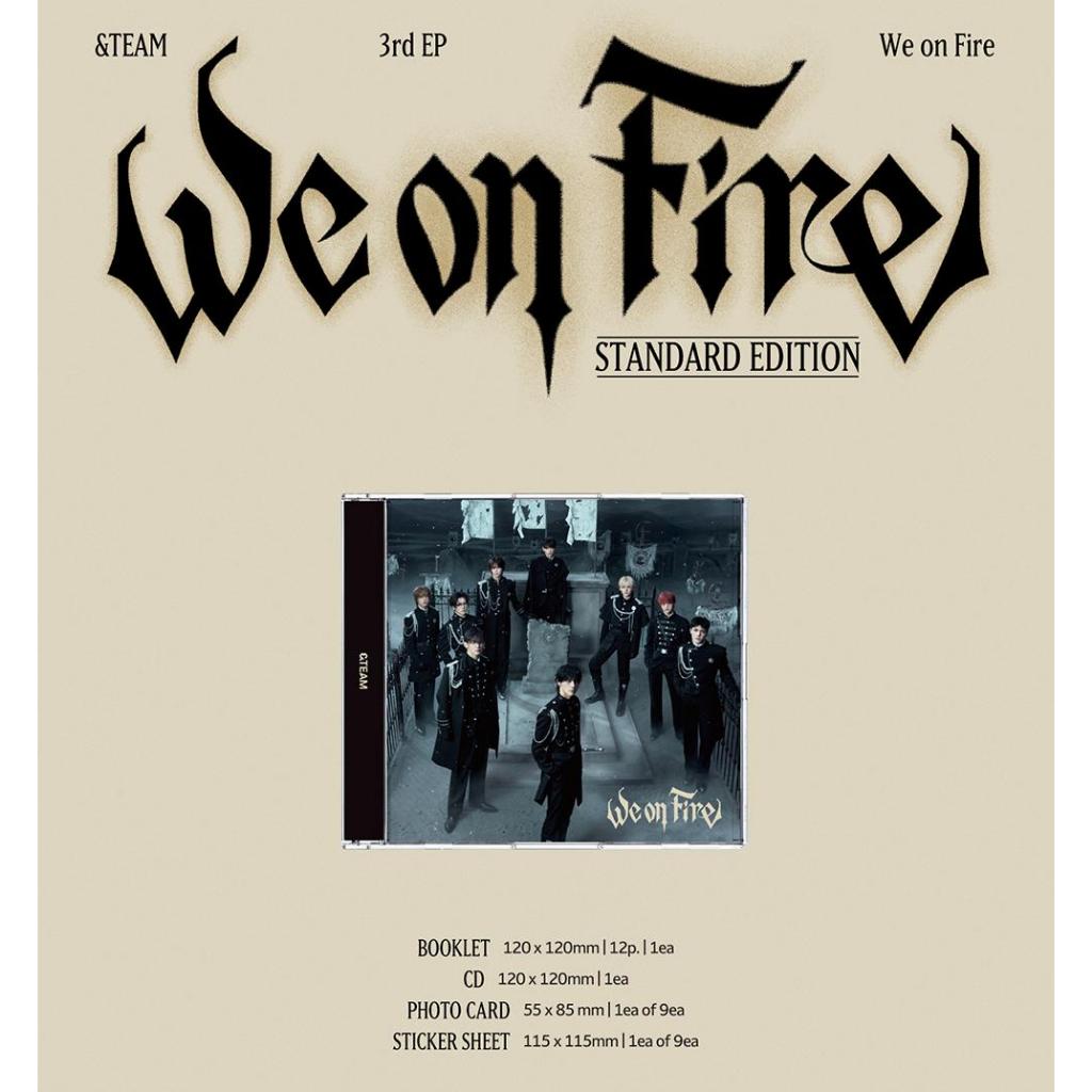 ilxn  &TEAM We on fire &TEAM 3rd EP 'We on Fire' STANDARD EDITION | Shopee Brasil