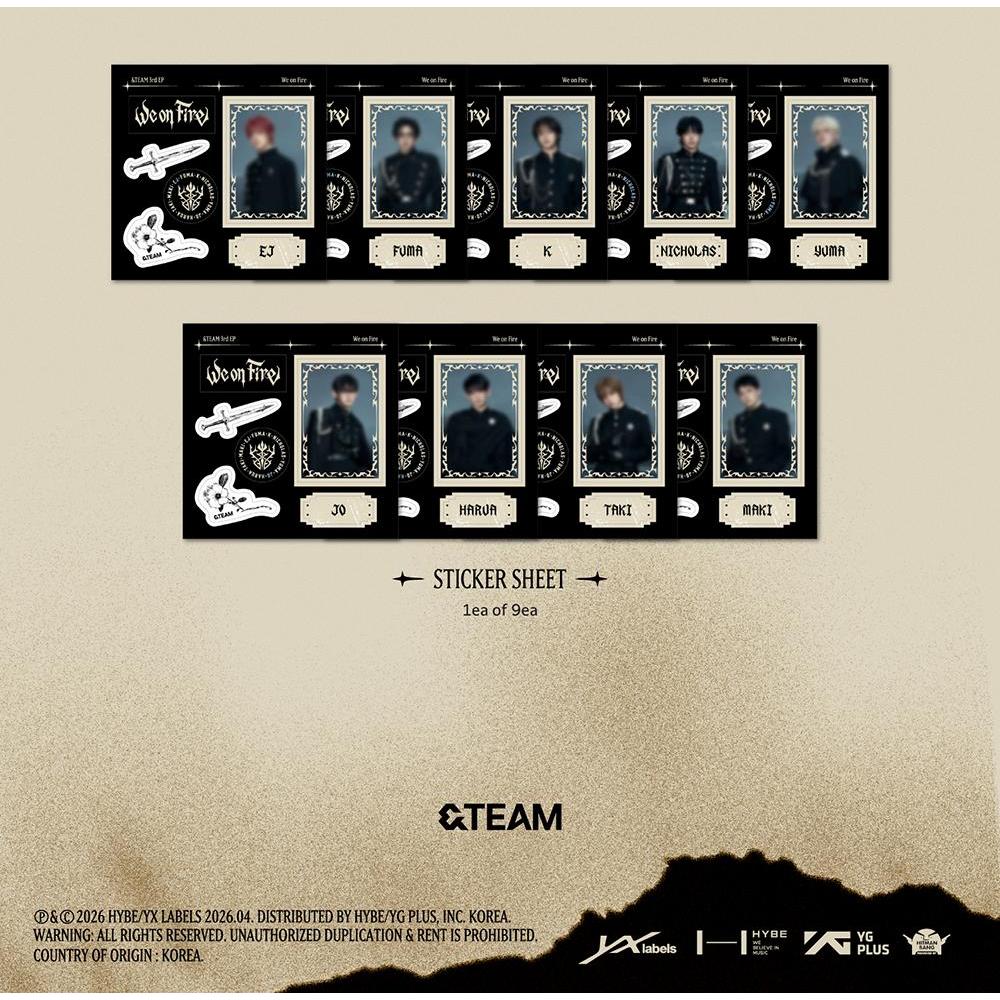 &TEAM 3rd EP 'We on Fire' STANDARD EDITION | Shopee Brasil