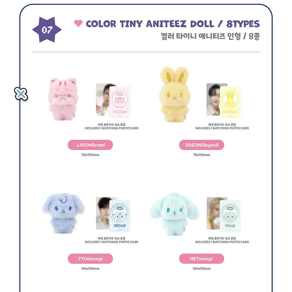 ATEEZ X ANITEEZ POP-UP STORE ANITEEZ IN COLOR MD -COLOR MIX TINY