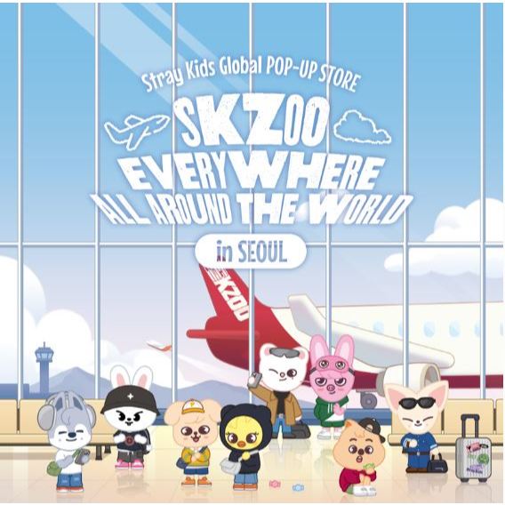 Stray Kids Global POP-UP STORE SKZOO Cada Lugar Em Todo O Mundo