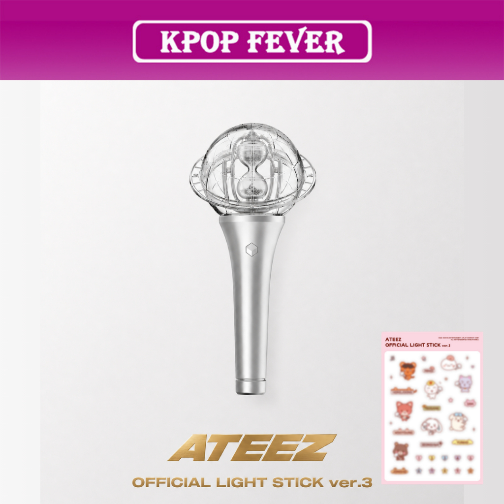 ATEEZ OFFICIAL LIGHT STICK VER 3 LIGHTINY KEYRING VER3 | Shopee Brasil