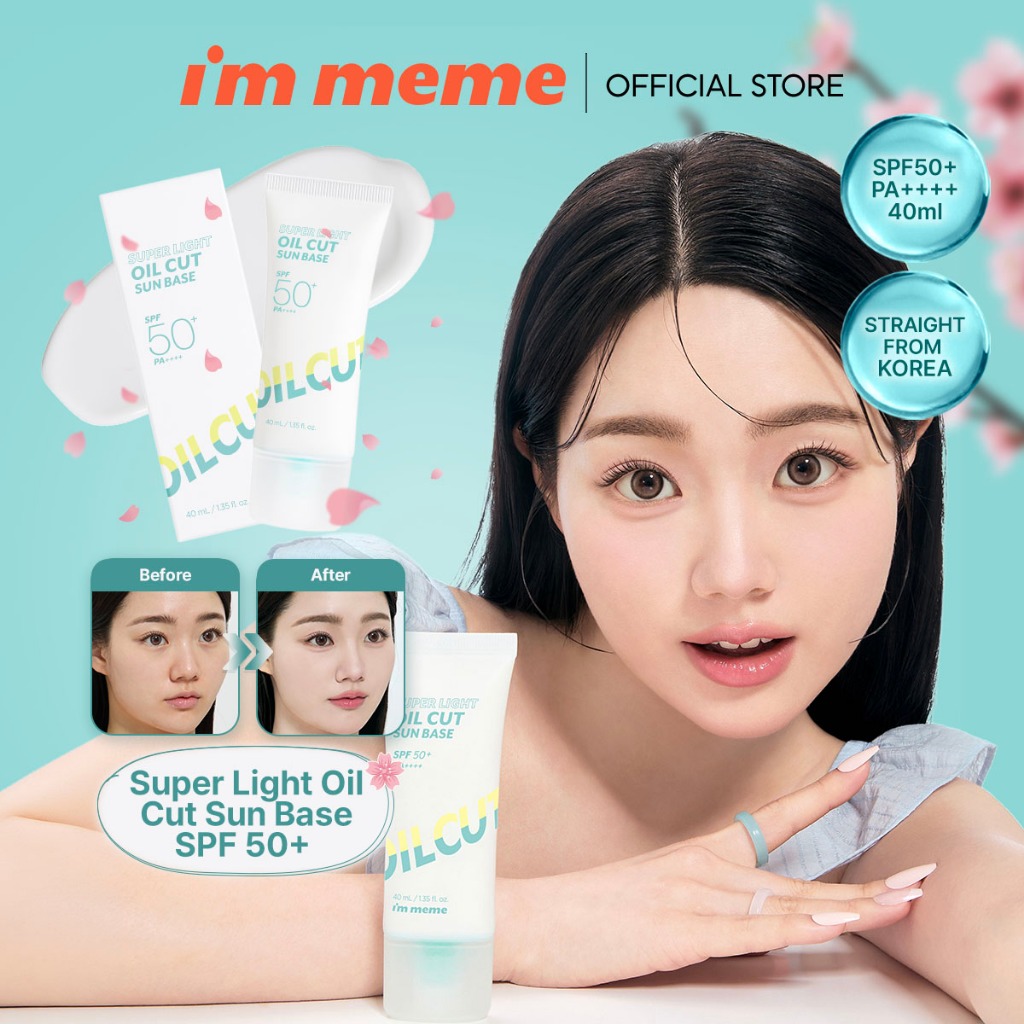 IM MEME Oficial Super Light Oil Cut SunBase Fps 50 +/PA + 40ml-Base De ...