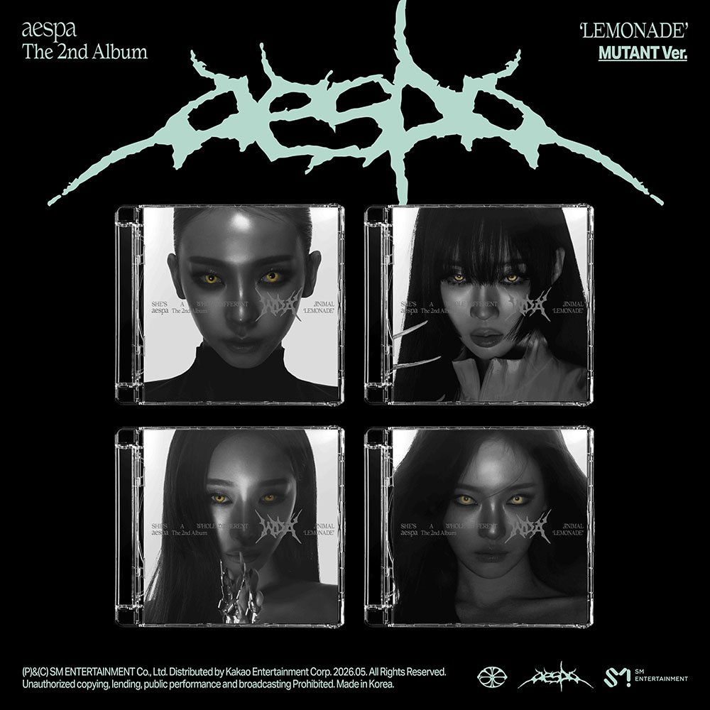 aespa 2nd Album - LEMONADE (MUTANT Ver.) | Shopee Brasil