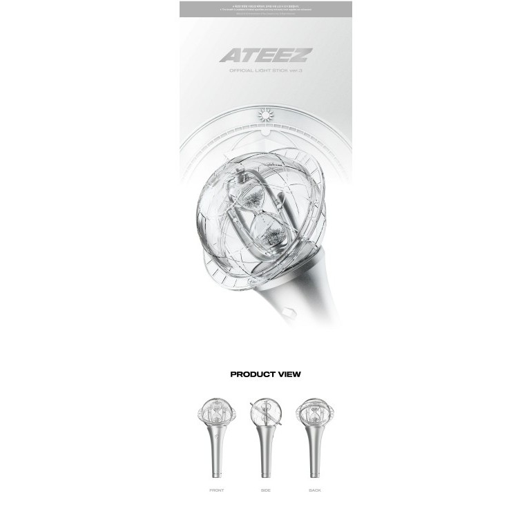 ATEEZ OFFICIAL LIGHT STICK ver.3 | Shopee Brasil