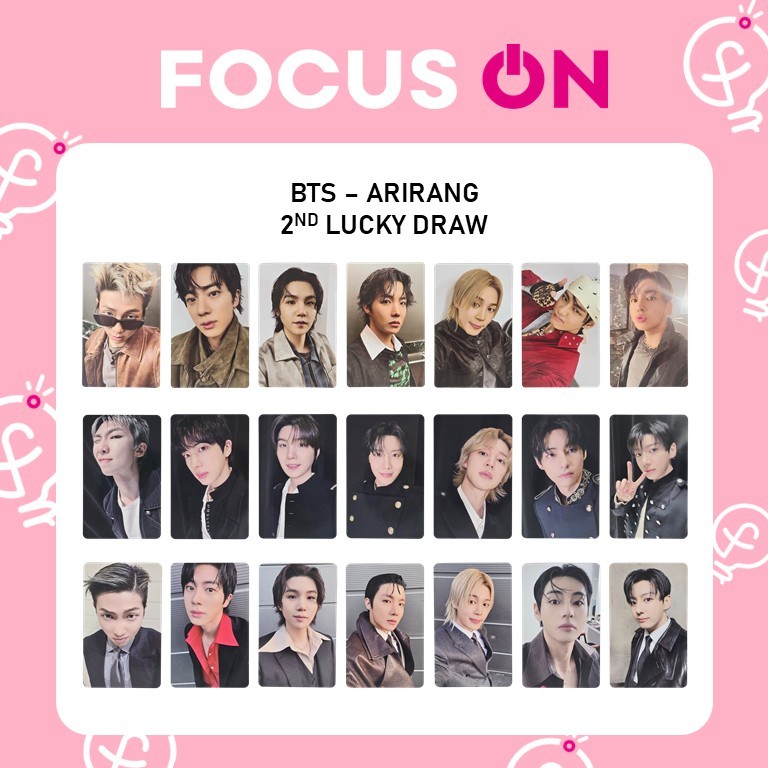 BTS 2ND LUCKYDRAW WEVERSE MUSICKOREA WITHMUU ARIRANG PHOTOCARD