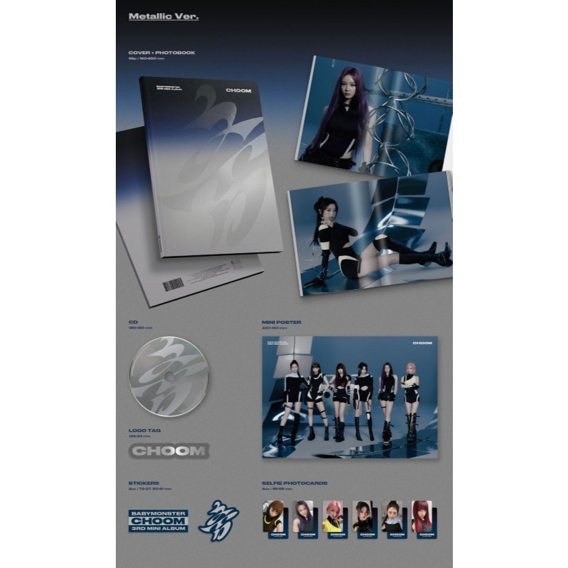 BABYMONSTER 3rd Mini Album [ CHOOM ] | Shopee Brasil