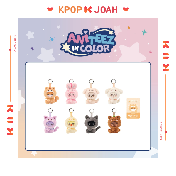 ateez aniteez tiny キーリング ウヨン サン ANITEEZ X TINY PLUSH KEYRING) ATEEZ [ANITEEZ IN COLOR] POP-UP