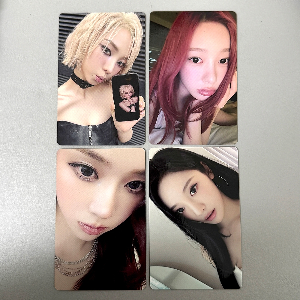 OFFICIAL] YZY yizhiyu aespa Dirty Work POB PHOTOCARD SET | Shopee