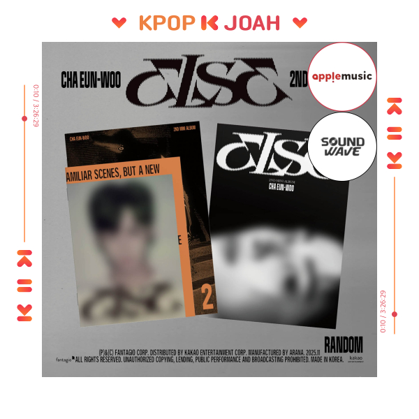 POB] CHA EUN-WOO (ASTRO) [ELSE] 2nd Mini Album (25th Nov.2025