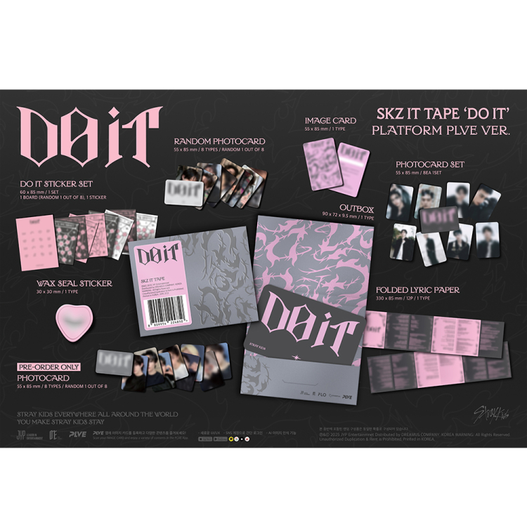 POB] (PLATFORM PLVE ver.) Stray Kids - SKZ IT TAPE [DO IT] Special
