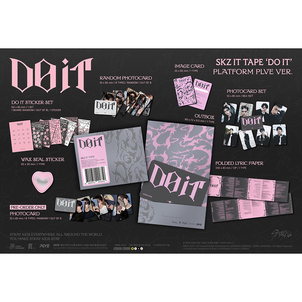 Stray Kids - SKZ IT TAPE [DO IT] (PLATFORM PLVE VER.) | Shopee Brasil