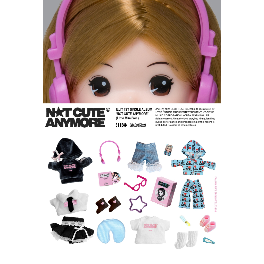 ILLIT - NOT CUTE ANYMORE (Little Mimi Ver.) | Shopee Brasil