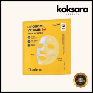 Cleaderm Liposome Vitamin C Blemish Brightening Mask 1 sheet, 31g em Oferta na Shopee