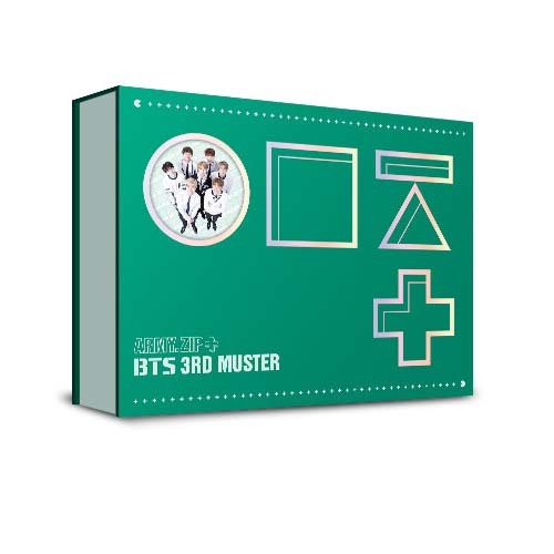 BTS 防弾少年団 3RD MUSTER PHOTO SET JUNGKOOK BTS – 3o Muster : ARMY.ZIP + (3DVD + Photobook + Cartão Postal Pré