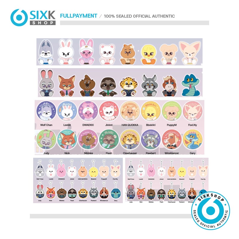 STRAY KIDS SKZOO X ZOOTOPIA 2 POP-UP OFFICIAL MD | Shopee Brasil