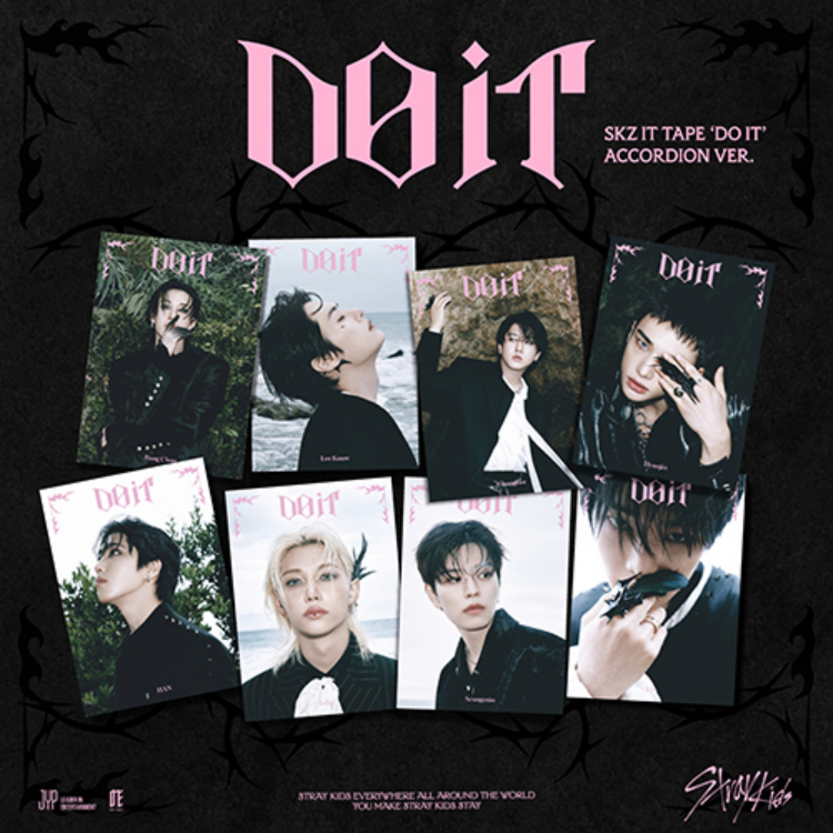新品未開封 stray kids スキズ do it accordion 40枚 POB] (ACCORDION ver.) Stray Kids - SKZ IT TAPE [DO IT] Special