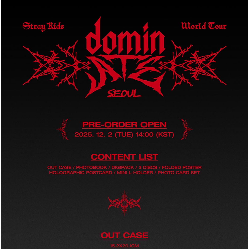 POB] Stray Kids - World Tour [dominATE SEOUL] DVD (16th Dec.2025
