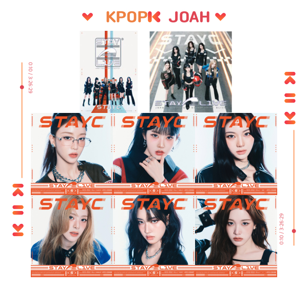 STAYC - JAPAN 1st ALBUM - STAY ALIVE (12th Feb.2026) | Shopee Brasil