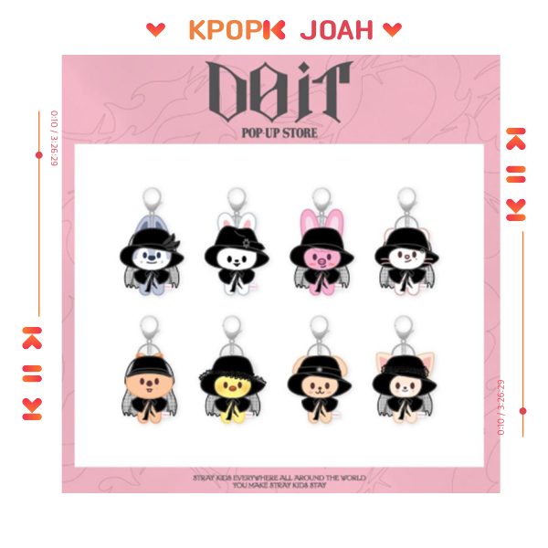 SKZOO COSTUME MAGNET PLUSH KEYRING) Stray Kids [DO IT] POP-UP
