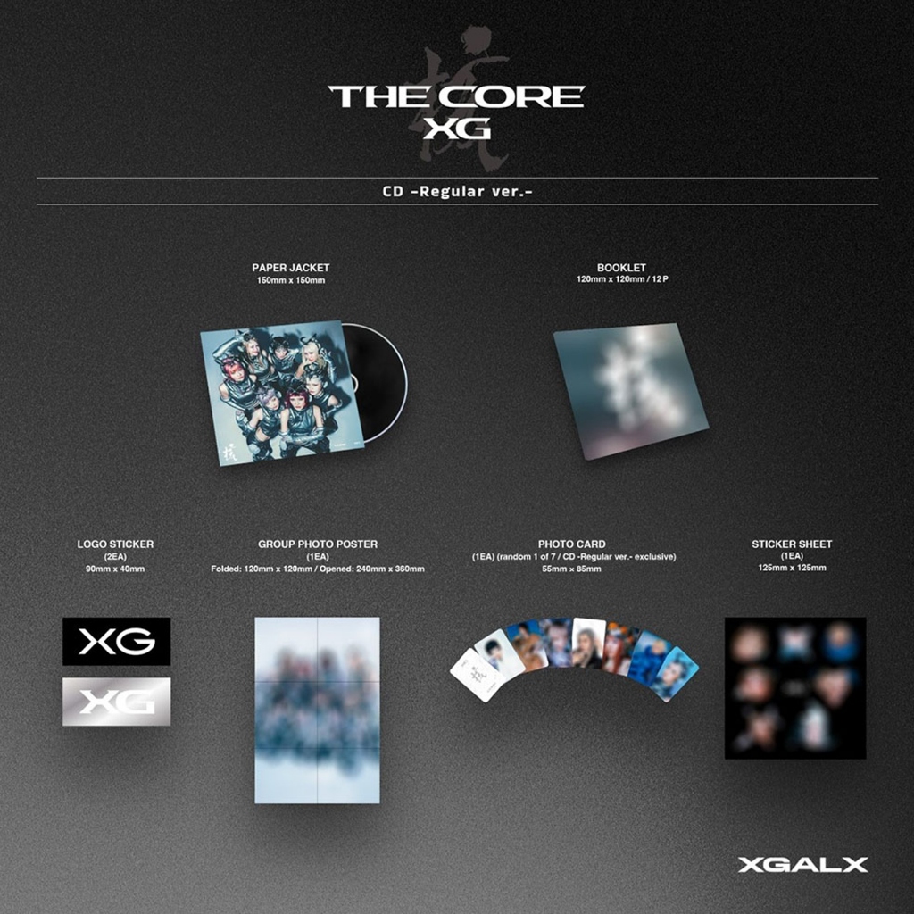 XG - 1st Full Album 'THE CORE - 核' (Regular ver.) | Shopee Brasil
