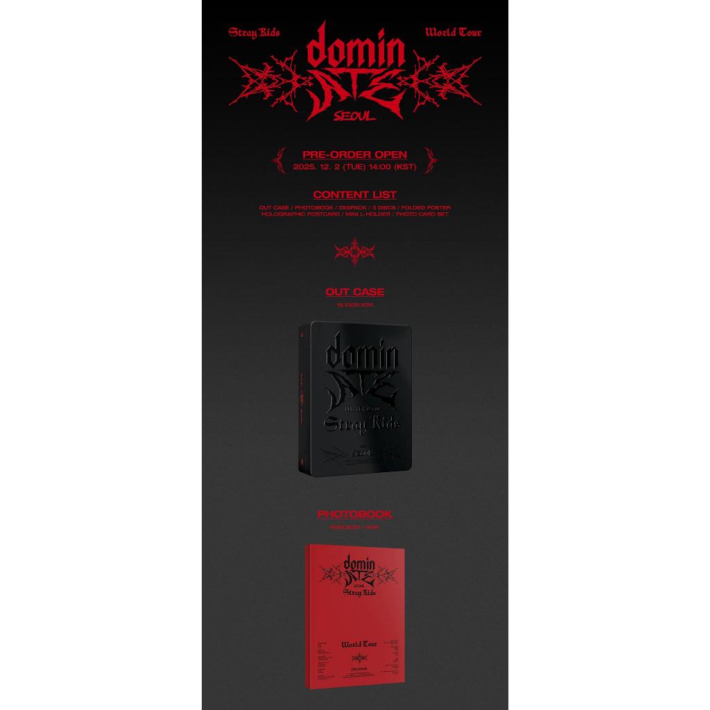 Stray Kids World Tour dominATE SEOUL (Blu-ray / DVD) | Shopee Brasil