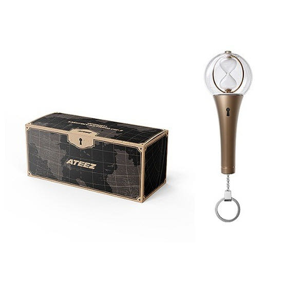 Chaveiro] Lightiny Oficial ATEEZ Ver . 2 Mini Light Stick Fan