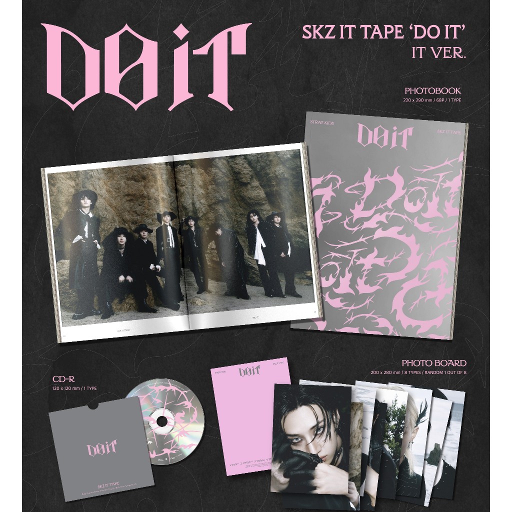 Stray Kids - DO IT / SKZ IT TAPE Album (IT ver.) | Shopee Brasil