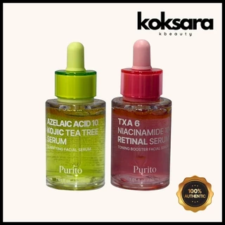 Purito  Niacinamide 10 Retinal /azelaic acid 10 kojic Tea Tree Serum 30ml em Oferta na Shopee