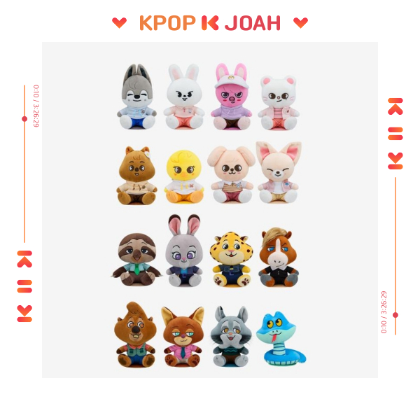 SHOULDER PLUSH) Stray Kids - SKZOO POP-UP STORE COLLABORATION MD
