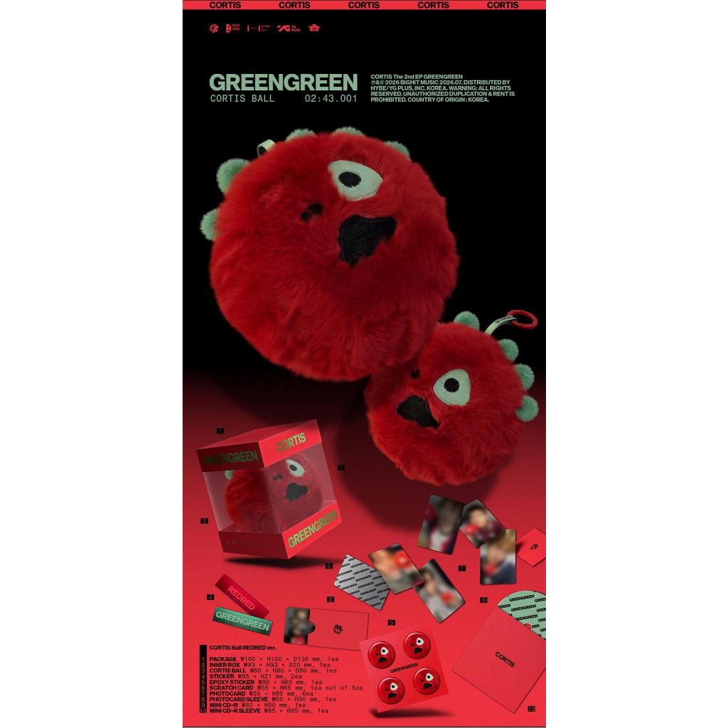 CORTIS The 2nd EP Album - GREENGREEN (CORTIS Ball ver.) | Shopee