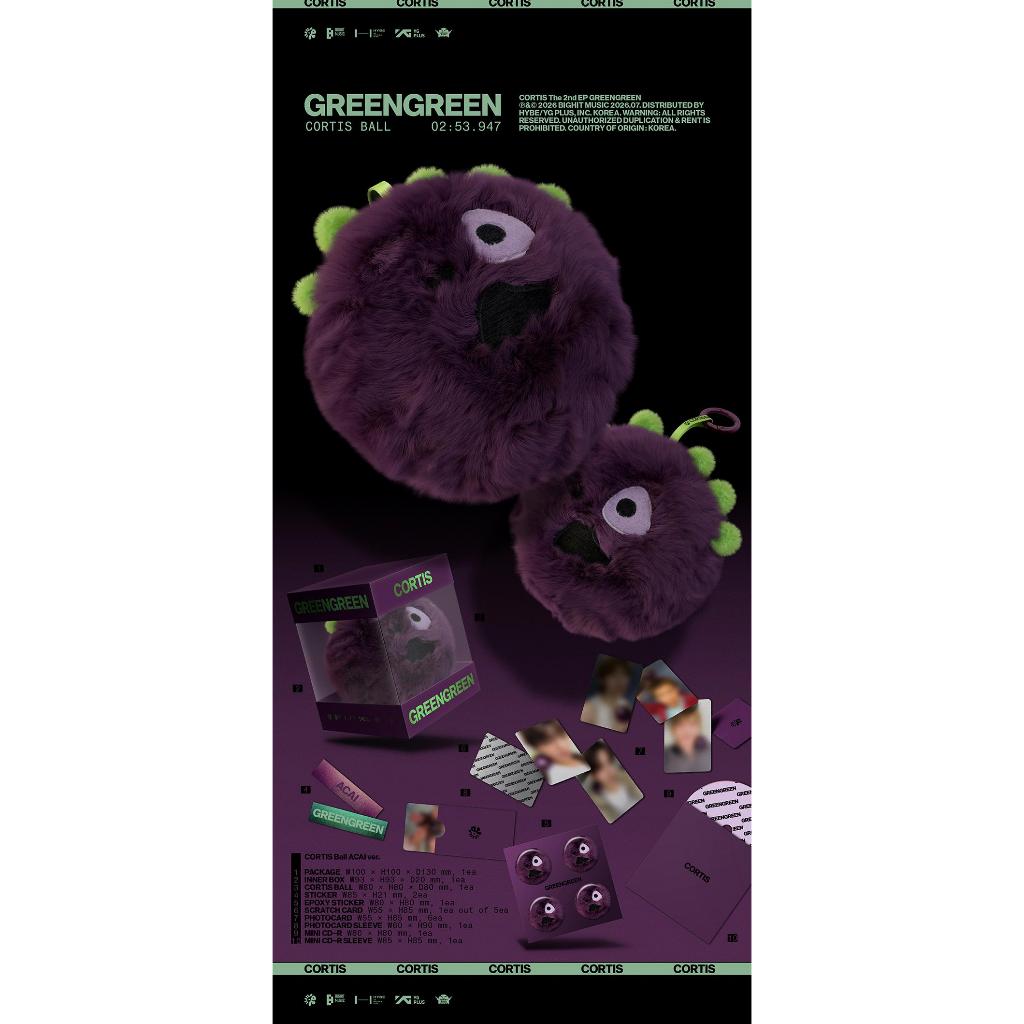 CORTIS The 2nd EP Album - GREENGREEN (CORTIS Ball ver.) | Shopee