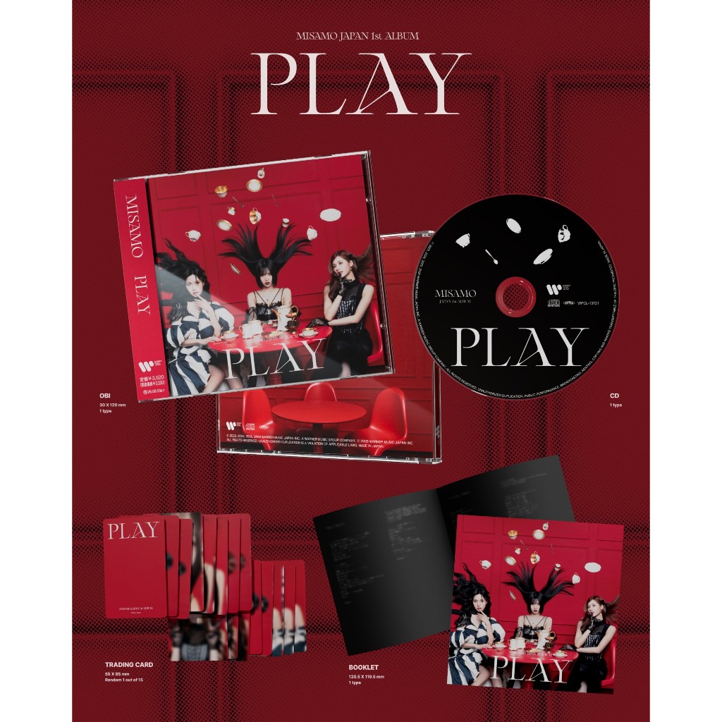 TWICE MISAMO JAPAN [PLAY] Regular Edition / 1st Album | Shopee Brasil