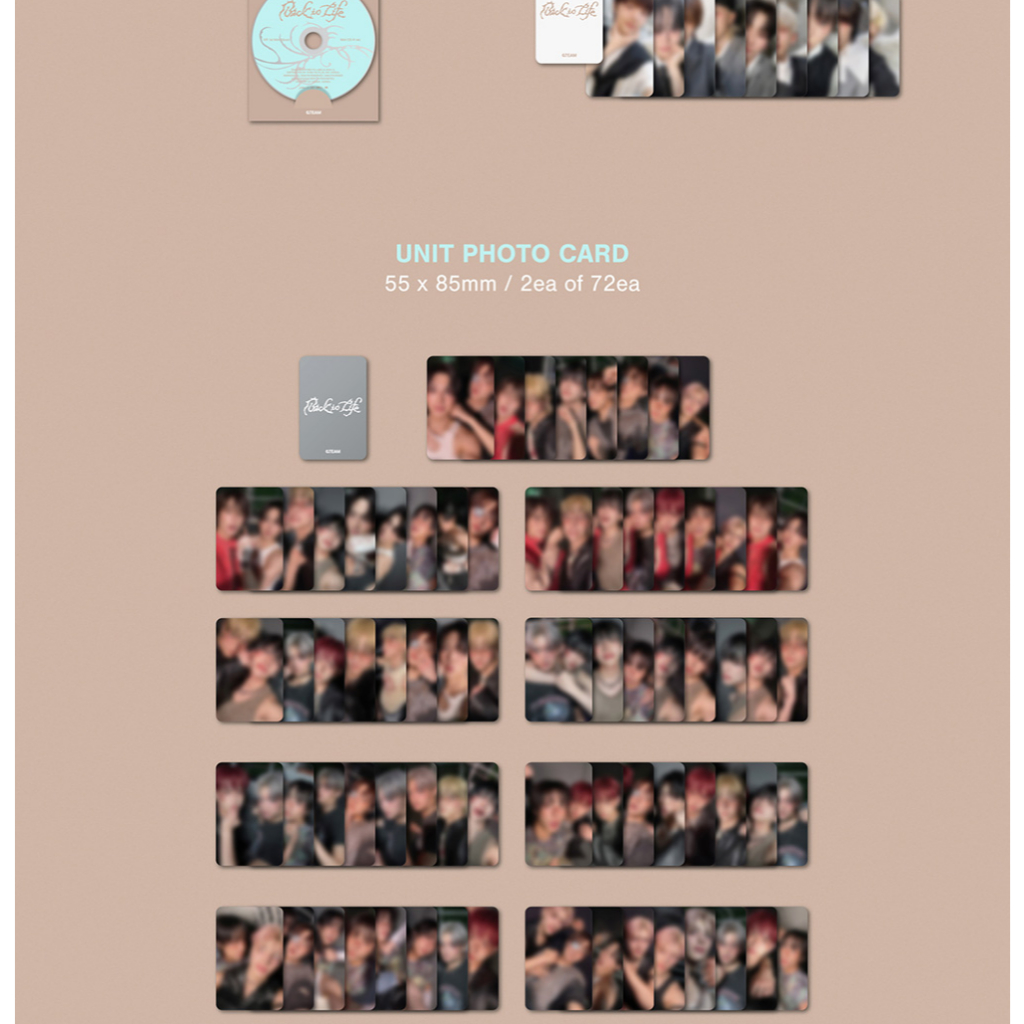 Mini CD-R ver.) &TEAM [Back to Life] Photocard Box KR 1st Mini