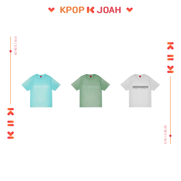 S/S T-SHIRT) CORTIS [GREENGREEN] MD (14th Jul.2026) | Shopee Brasil