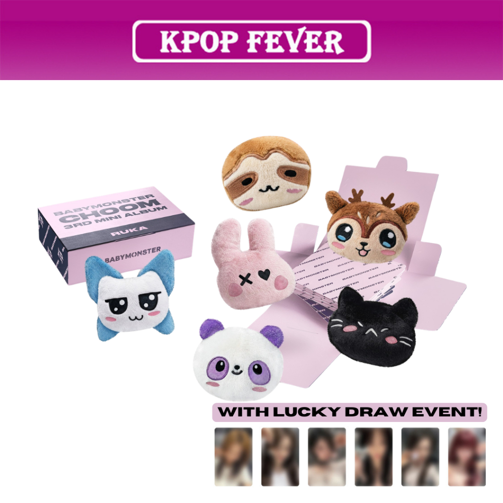 BABYMONSTER [CHOOM] 3rd Mini Album / Plush Keyring Ver | Shopee Brasil