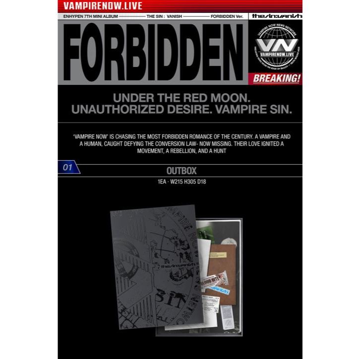 ENHYPEN 7th Mini Album [ THE SIN : VANISH ] Photobook Ver