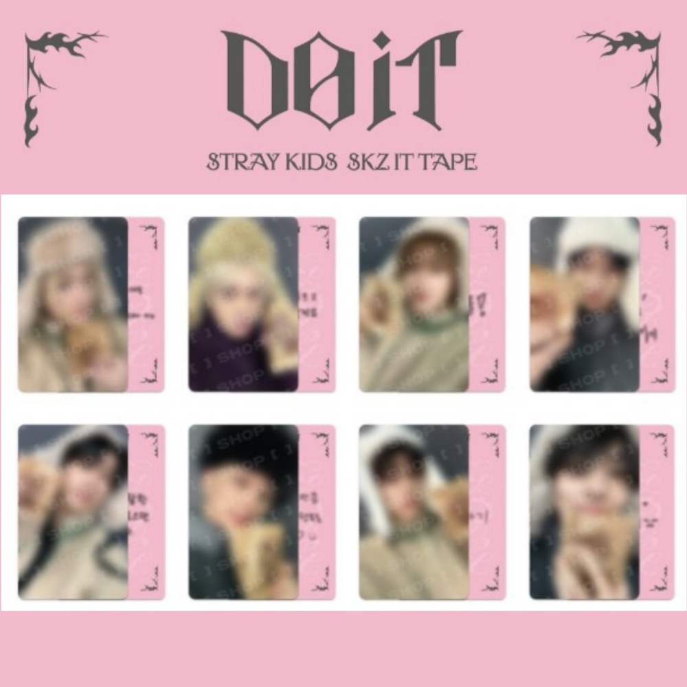 Stray Kids SKZ IT TAPE 'DO IT' ONLY POB 8EA(1SET) | Shopee Brasil