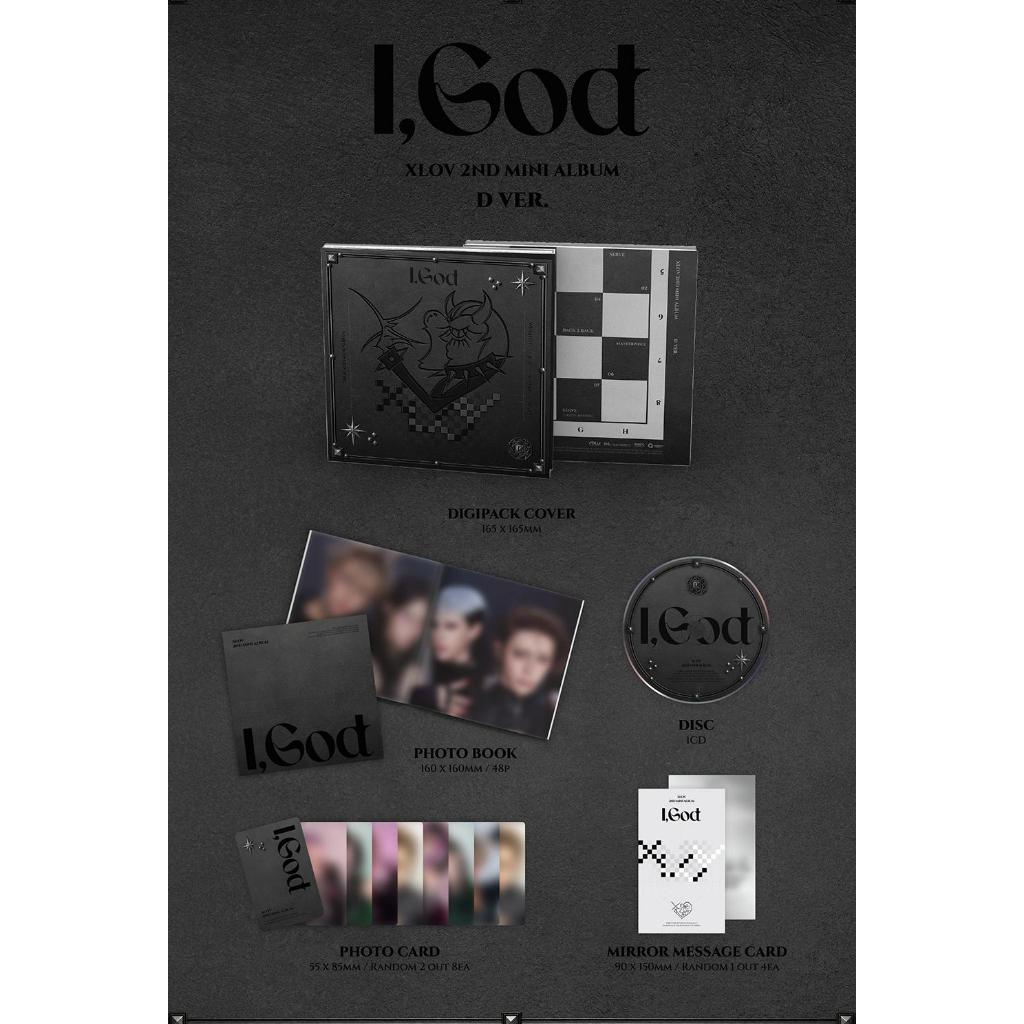 XLOV - 2ND MINI ALBUM [I,God] | Shopee Brasil
