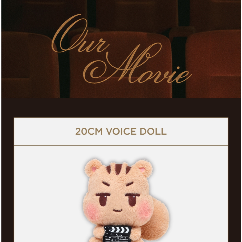 20cm VOICE DOLL) MINHO (SHINee) BEST CHOI'S MINHO [Our Movie] MD