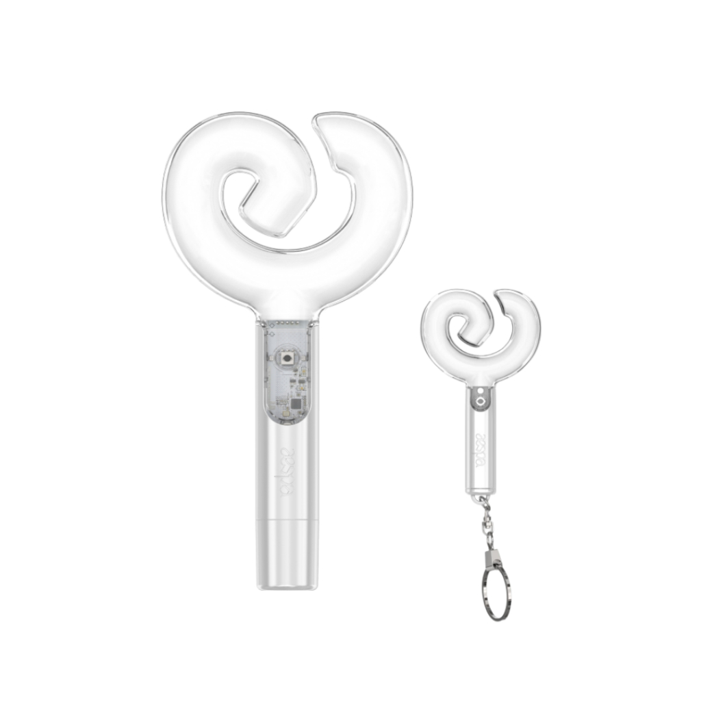 aespa OFFICIAL FANLIGHT LIGHT STICK ver. 2 + MINI FANLIGHT KEYRING