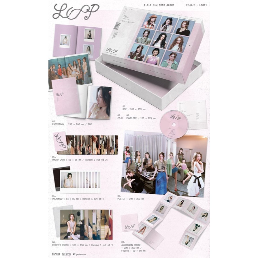 I.O.I 3rd MINI ALBUM [ I.O.I : LOOP ] | Shopee Brasil