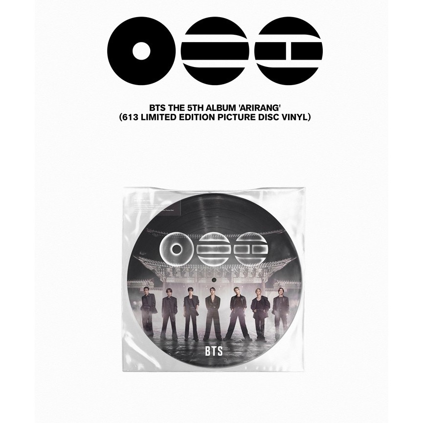 BTS ARIRANG 613 Limited Edition【未開封】 BTS 5th Full Album [ ARIRANG ] 613 Limited Edition Picture Disc